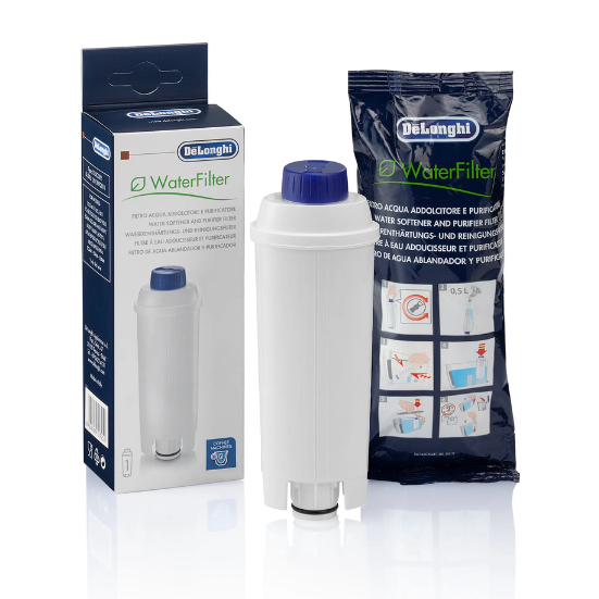 Cartouche filtre Delonghi Waterfilter pour cafetière – accessoire café pour professionnels et particuliers, disponible chez Nuage Coffee Roasters